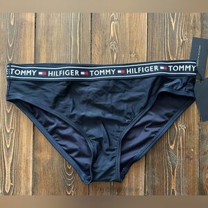 Tommy Hilfiger Navy Logo Bikini Bottoms